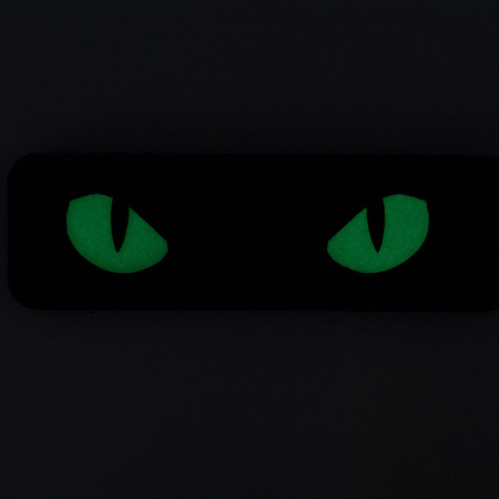 Naszywka Cat Eyes Laser Cut  - Ranger Green/GID
