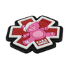 Naszywka Paramedic miś (PVC)  - Pink/Black