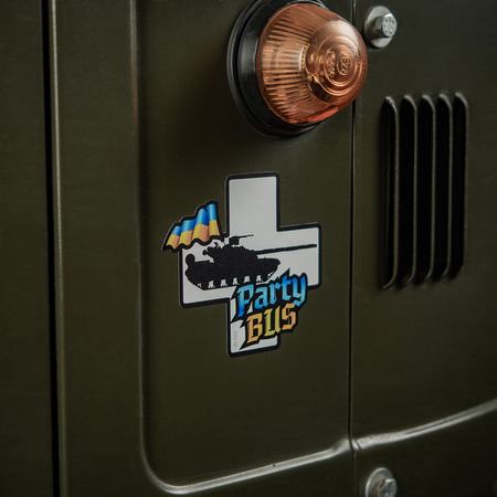 M-Tac Naklejka Party Bus  - Yellow/blue