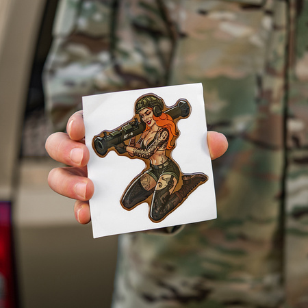 Naklejka Tactical girl #10 AT4 Skandinavik  - Color