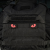 Naszywka Tiger Eyes Laser Cut (para)  - Black/Red