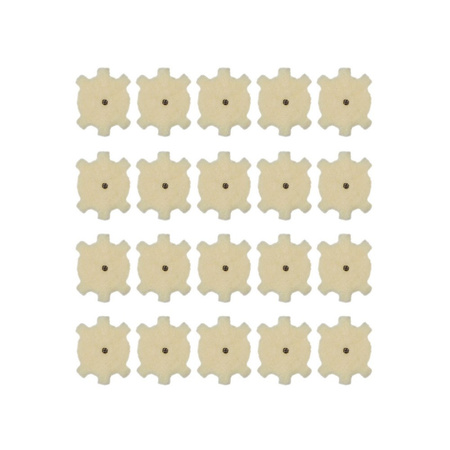 Real Avid - Zestaw przecieraków do komory rygla AR-15 - 20 szt. - AVAR15CP