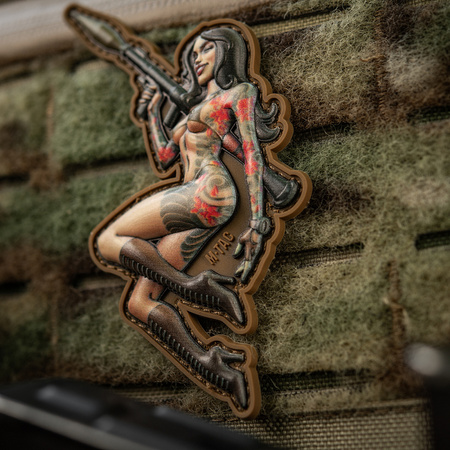 Naszywka Tactical girl #9 RPG PVC  - Color
