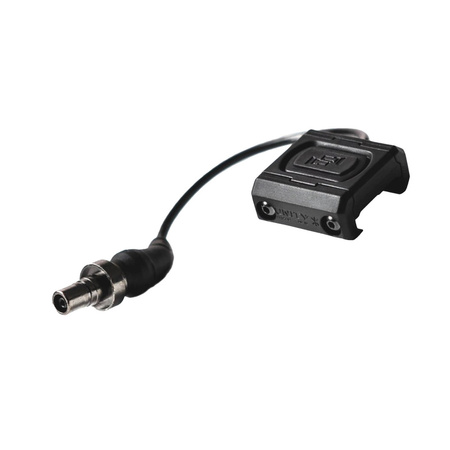 Unity Tactical - Włącznik żelowy na kablu ModButton Lite - SureFire - 4,5" - Czarny - MBL-BLK-SF-4.5