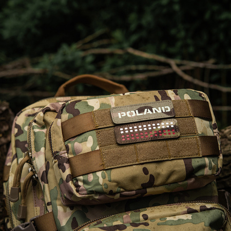 Naszywka Poland 25x80 Laser Cut  - Multicam/GID
