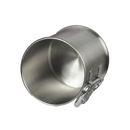 Kubek Ze Stali Nierdzewnej Z Karabinczykiem  - Chrome