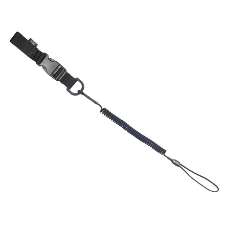 Smycz-Retraktor Medium Kombinoeana Z D-Rngiem I Fastexem  - Black