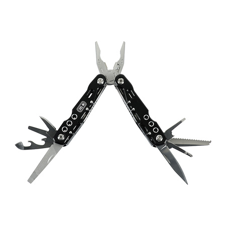 Multitool Type 4 – Narzędzie Wielofunkcyjne 9w1 z Kaburą  - Black
