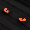 Naszywka Tiger Eyes Laser Cut (para)  - Black/Red