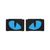 Naszywka Tiger Eyes Laser Cut (para)  - Black/Blue
