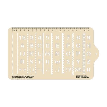 Ecopybook Tactical Szablon Symboli NATO  - Color