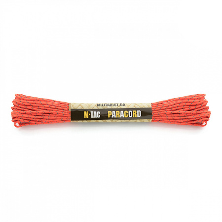 M-Tac paracord Minicord Reflective 15m  - Reflective Safety Orange