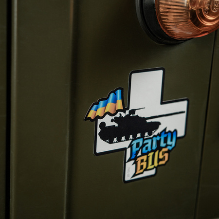 M-Tac Naklejka Party Bus  - Yellow/blue