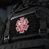 Naszywka Paramedic (Haftowana)  - Black