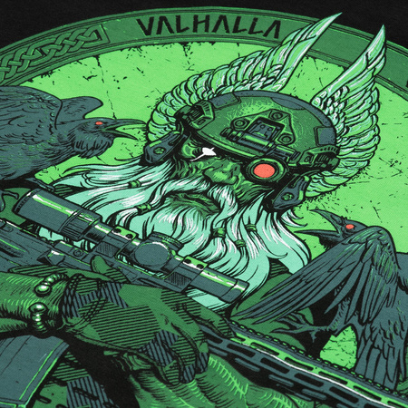 M-Tac Koszulka Odin Night Vision  - Black/Green