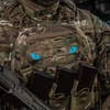 Naszywka Tiger Eyes Laser Cut (para)  - Multicam/Blue