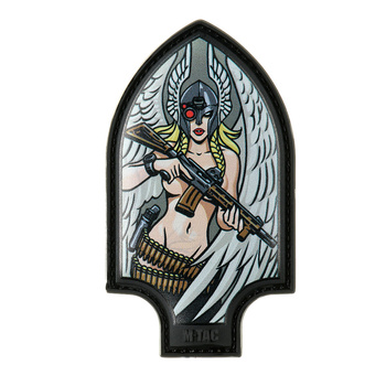 Naszywka Włócznia Walkirii PVC Drukowana - Black