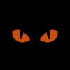 Naszywka Tiger Eyes Laser Cut (para)  - Coyote/Red