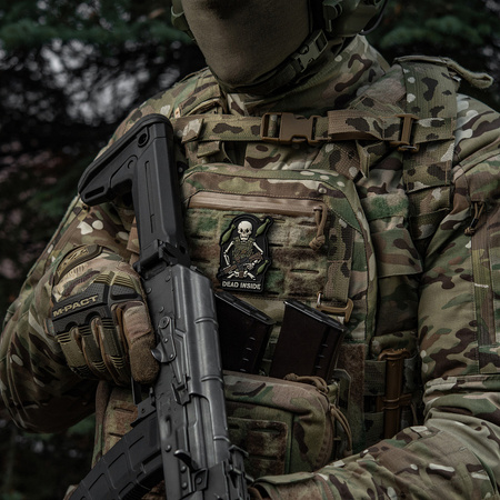 Naszywka Dead Inside  - Black/Olive