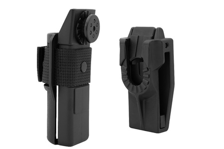 ESP - Hartowana pałka teleskopowa z kaburą - 18" - Ergonomiczna rękojeść - Czarny - ExB-18HE BLK BH-54