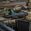 Naszywka F-16 PVC  - Blue