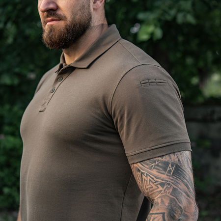 Koszulka Polo Basic 65/35  - Dark Olive