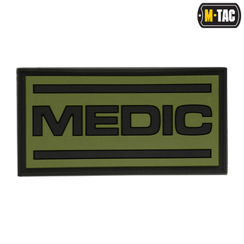 Naszywka Medic PVC - Black/Olive