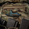 Naszywka F-16 PVC  - Blue
