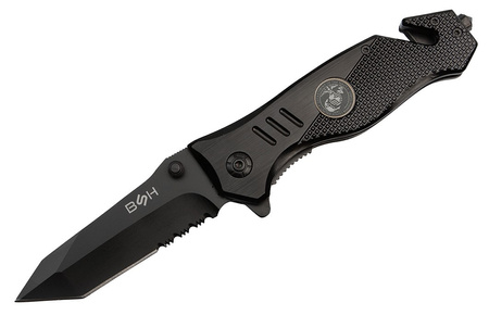Nóż Ratowniczy BSH ADVENTURE N-386A Sprężynowy
