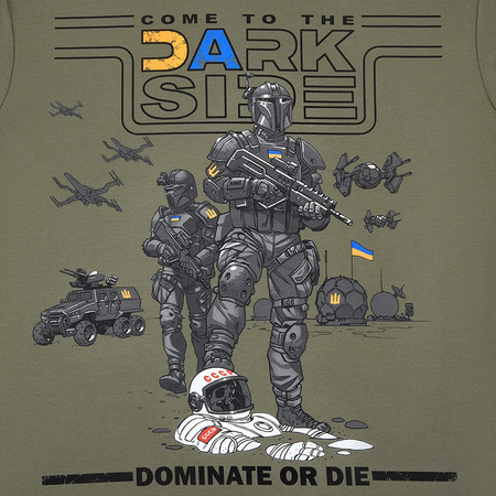 Bluza UA Side z Dlugim Rekawem  - Light Olive