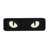 Naszywka Cat Eyes (Type 2) Laser Cut  - Black/GID