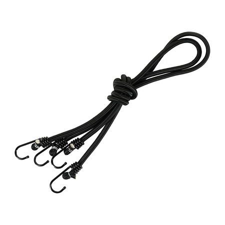 M-Tac Sznurek Elastyczny z Haczykami (2 pcs)  - Black