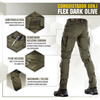 M-Tac Spodnie taktyczne Conquistador Gen. I Flex  - Dark Olive
