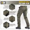 M-Tac Spodnie taktyczne Aggressor Gen.II Flex  - Dark Olive