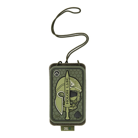 M-Tac pokrowiec na identyfikator z przezroczystym panelem  - Ranger Green