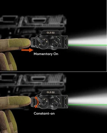 RovyVon GL5 Pro 4-in-1 Compact (Pistoletowa), Black, Dźwignia QD