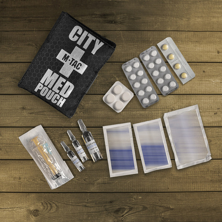 Apteczka City Med Pouch Hex  - Black