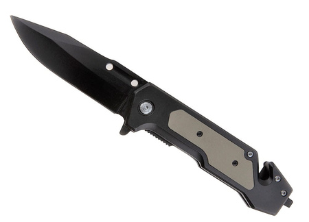 Nóż Ratowniczy BSH ADVENTURE N-394B Sprężynowy