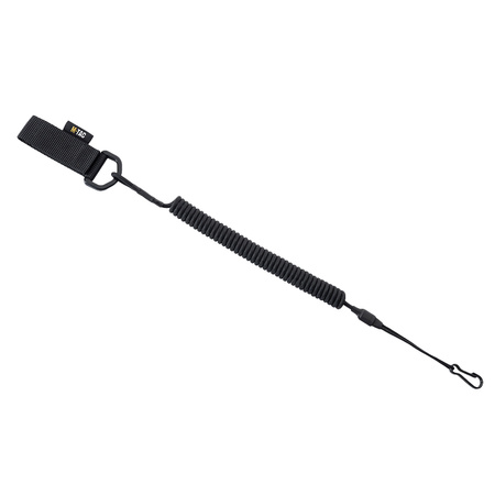 Smycz linka zabezpieczająca do broni z D-ringiem  - Black