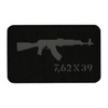 Naszywka AKM 7,62x39 Laser Cut  - Black/Grey