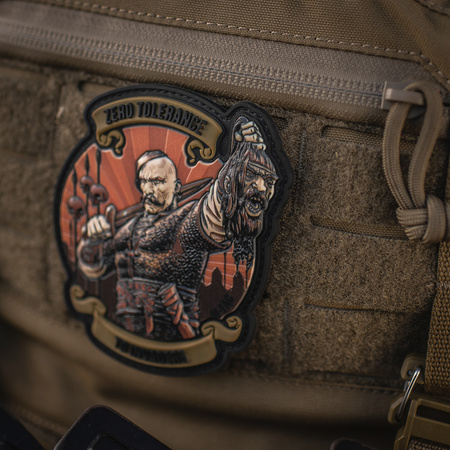 Naszywka Zero Tolerance PVC  - Coyote/Black