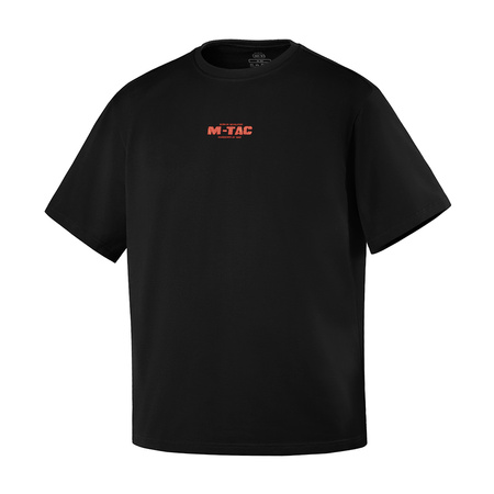 Koszulka Worn to the bone Oversize  - Black
