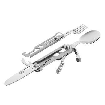 Sztućce Składane Uniwersalne 6w1 - Metal
