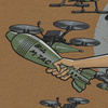 M-Tac Koszulka Death From Above Coyote Brown 2XL  - Coyote Brown