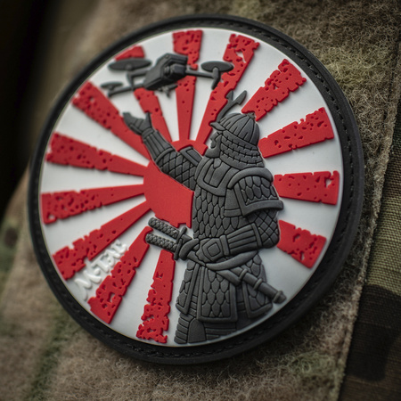 Naszywka Droga Samuraja PVC  - Red/Black