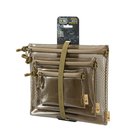 Zestaw Organizerów Zip Pocket Set Elite  - Coyote