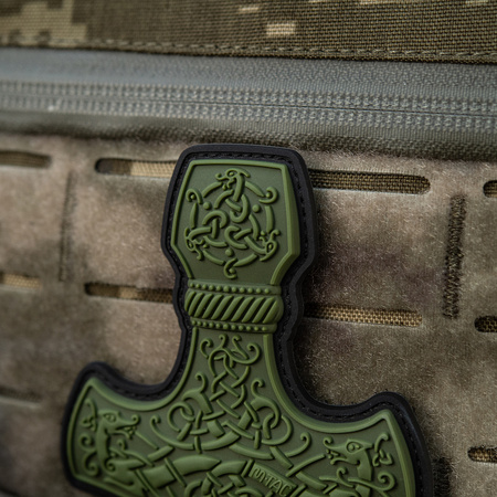 Naszywka Mjölnir Large PVC  - Olive