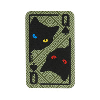 Naszywka Queen of Spades (Ornament)  - Olive