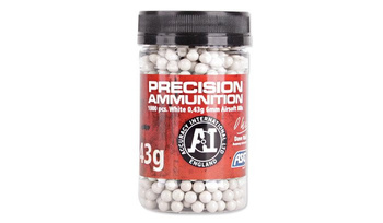 ASG - Kulki BB Precision Ammunition 6 mm 0,43 g - 1000 - Szary - 18724