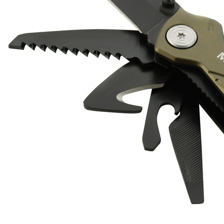 Multitool Type 2 Narzędzie Wielofunkcyjne z Kaburą  - Green/Black